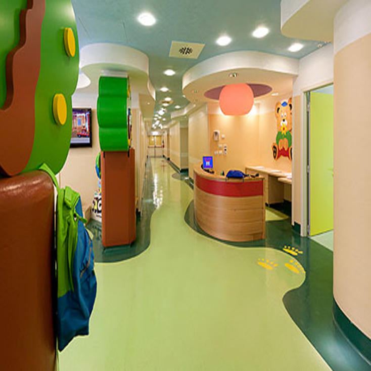 幼儿园PVC环保地板案例